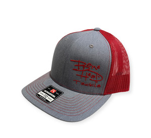 Bonehead Tackle Cap (Richardson 112) Grey/Red