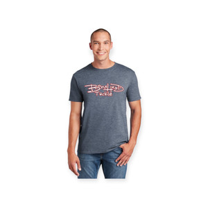 Bonehead Tackle Heather T-Shirts Heather Indigo