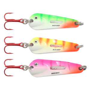 Northland Tackle | Buck-Shot Flutter Spoon 3 Pack
