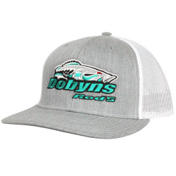 Dobyns Rods | Gray with White Mesh Teal Logo