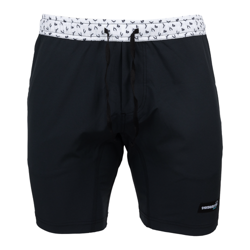 9" Contrast Performance Short BLK/WCKY