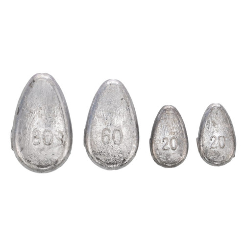 Stopper Lures | No Roll Sinker - 4pk Assorted