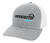 Snapback Hat Heather Grey/White | Front