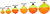 BEST Orange & Yellow Plastic Floats - 12 Pack