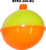 BEST Orange & Yellow Plastic Floats - 12 Pack