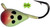 Skandia Tungsten Pelkie Jigs EXTRA LARGE - SZ 4, 6, & 8 - 1 Pack