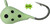 Skandia Tungsten Pelkie Jigs SIZE 10, 12, & 14  - 1 Pack