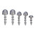 Stopper Lures | Mushroom Weights - 5pk Assorted