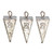Stopper Lures | Pyramid Sinker - 3pk Unpainted