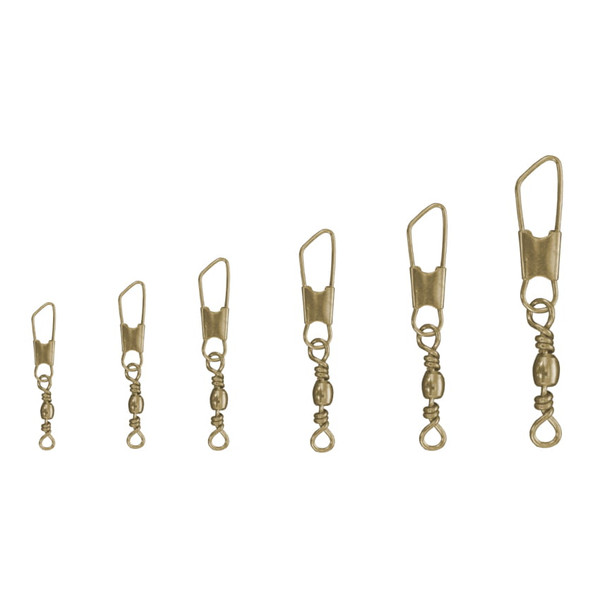 Stopper Lures | Brass Safety Swivel - 71pk Assorted