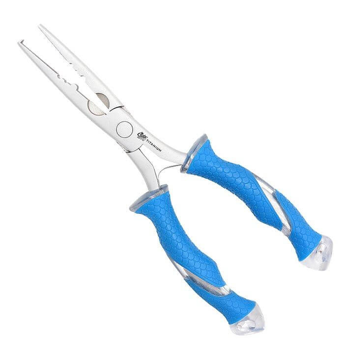 8" Titanium Bonded Stainless Steel Freshwater Plier with Ring Splitter