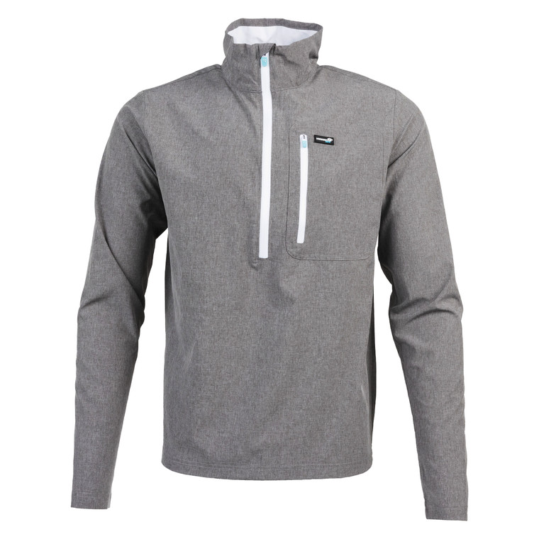 LIGHTWEIGHT TECHNICAL 1/2-ZIP PULLOVER, FRONT