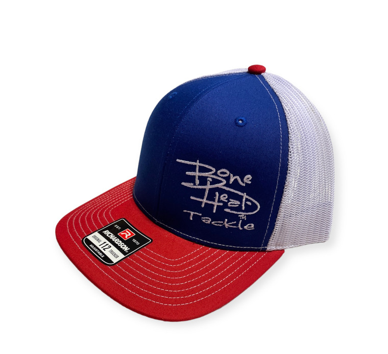 Bonehead Tackle Cap (Richardson 112) Red/White/Blue