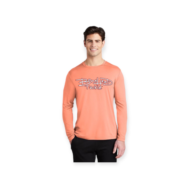Bonehead Tackle Sun Shirts Coral