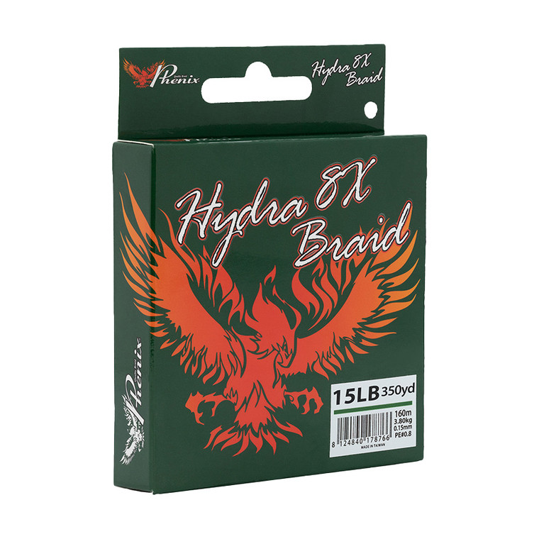 Hydra 8X Braided Line (Moss Green)