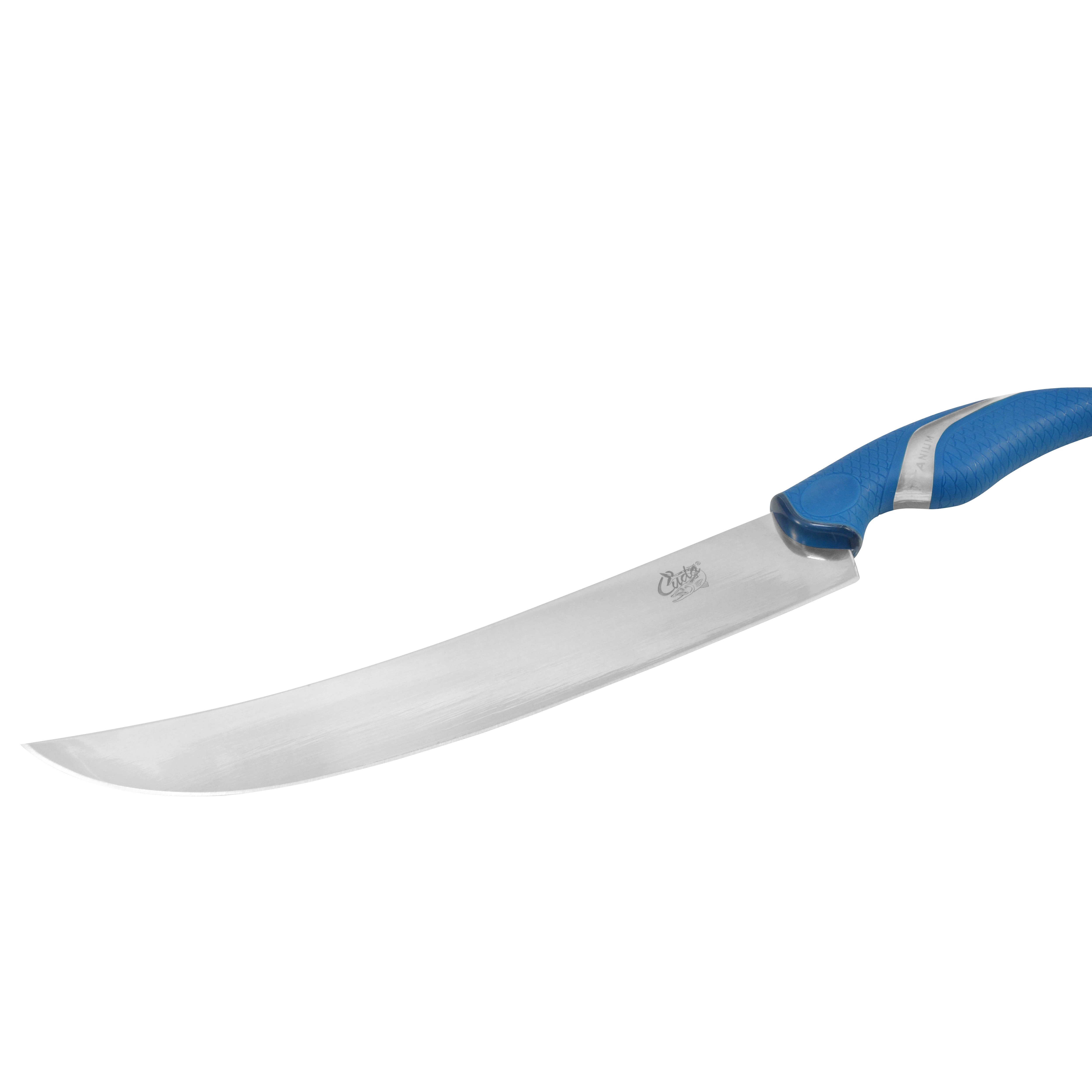 10" Titanium Bonded Curved Blade Knife