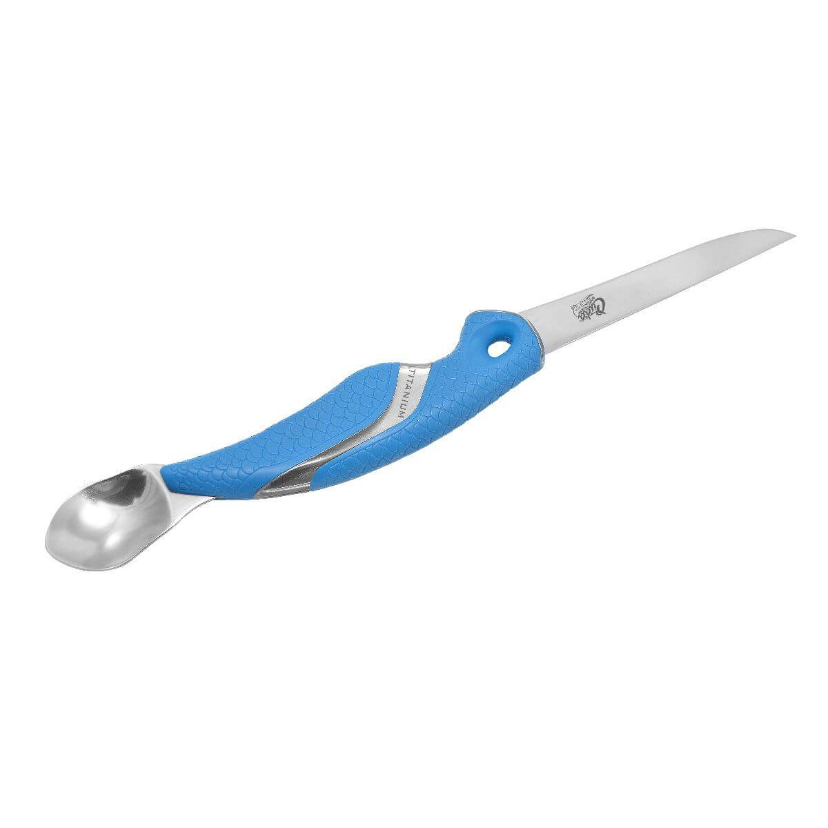 5" Titanium Bonded Fillet Knife with Roe Spoon