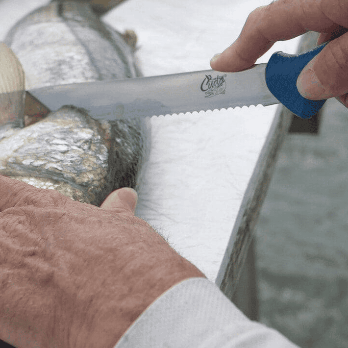 9" AquaTuff™ Serrated Utility Knife with Blade Cover