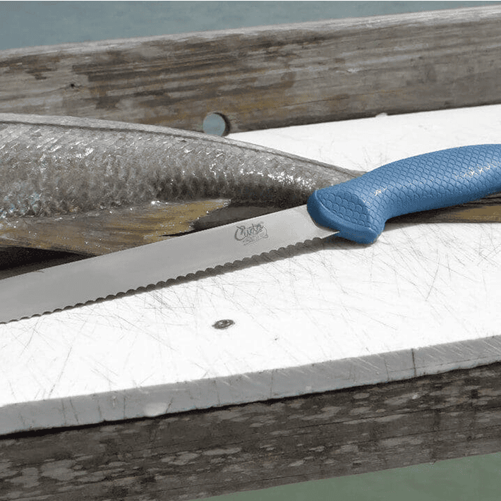 9" AquaTuff™ Serrated Utility Knife with Blade Cover