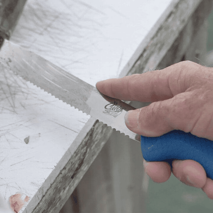 9" AquaTuff™ Serrated Utility Knife with Blade Cover
