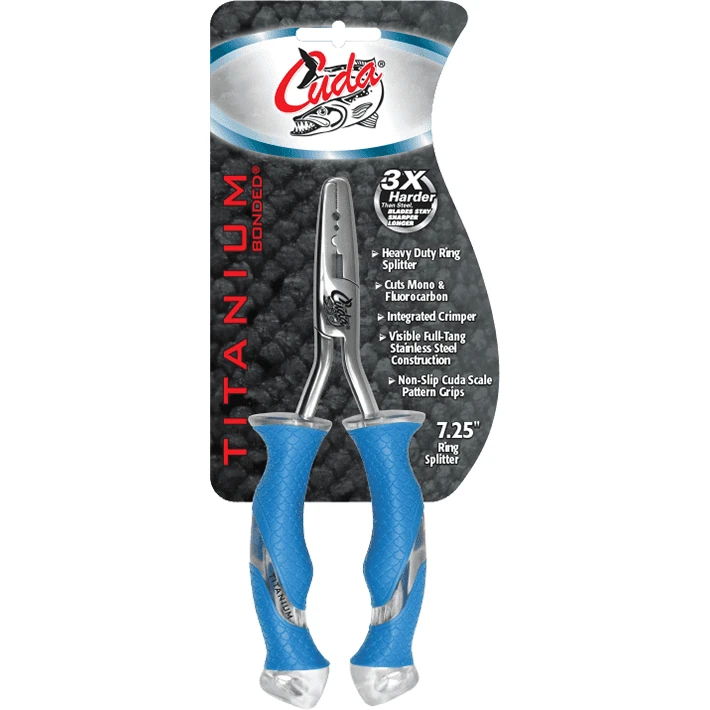 7.25" Titanium Bonded SS Heavy Duty Split Ring Plier