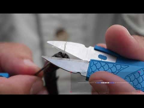 4" Titanium Bonded Braid Nipper with Lanyard