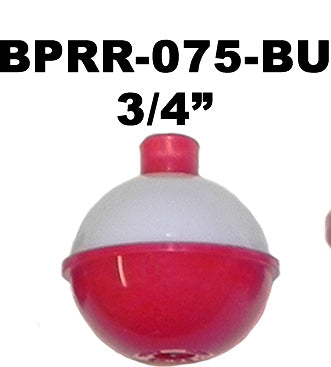 BEST Red/White Round Plastic Floats - 12 Pack