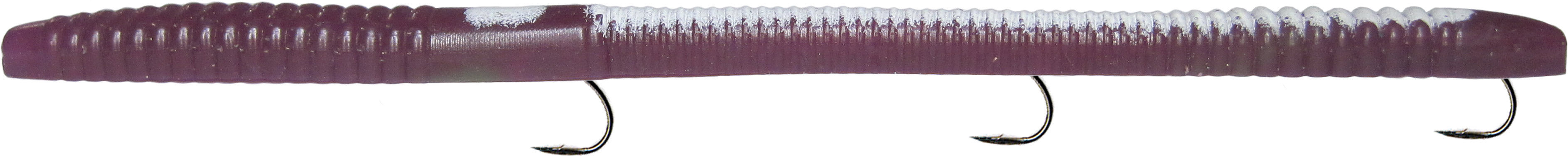 Bass Stopper - Magnum 3 Hk Reg Rigged Worms - 1 Pack