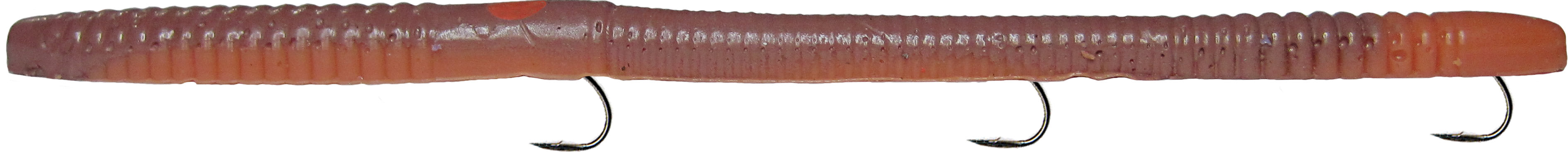 Bass Stopper - Magnum 3 Hk Reg Rigged Worms - 1 Pack