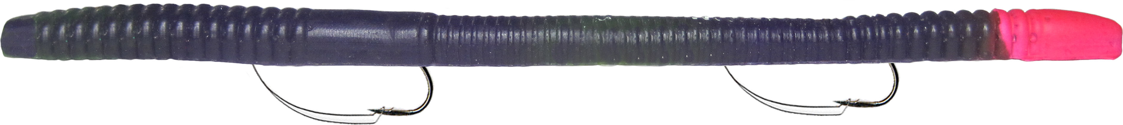 Bass Stopper - Magnum 2 Hk Weedless Rigged Worms - 1 Pack