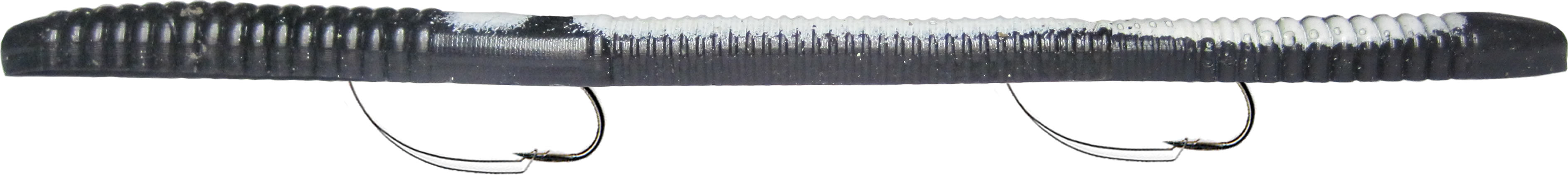Bass Stopper - Magnum 2 Hk Weedless Rigged Worms - 1 Pack