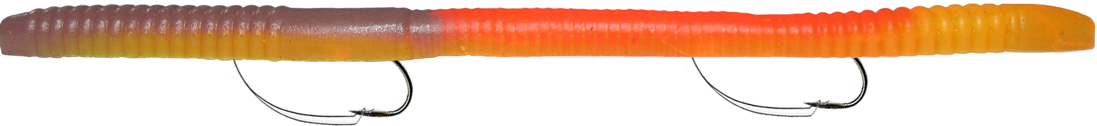 Bass Stopper - Magnum 2 Hk Weedless Rigged Worms - 1 Pack