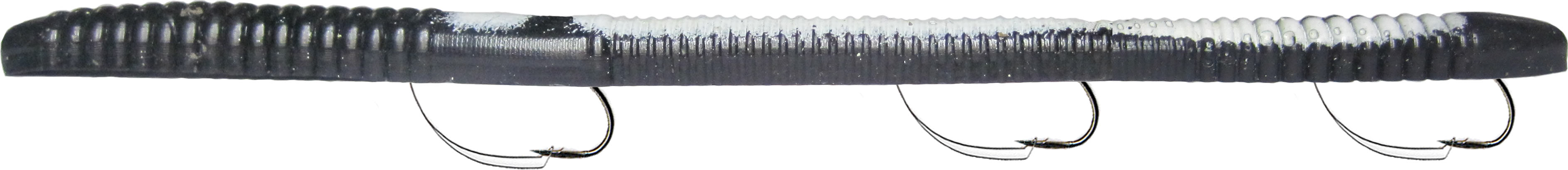 Stopper Lures | Bass Stopper - Magnum 3 Hk Weedless Rigged Worms - 1 Pack