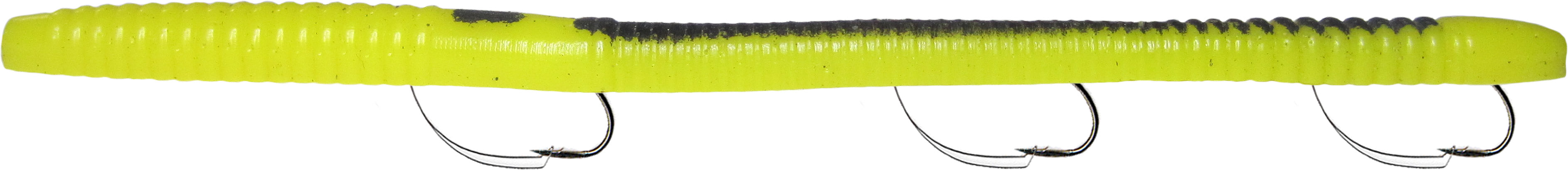Stopper Lures | Bass Stopper - Magnum 3 Hk Weedless Rigged Worms - 1 Pack