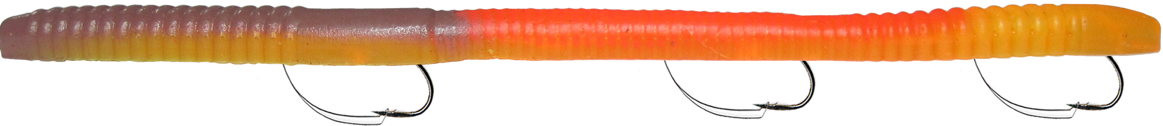 Stopper Lures | Bass Stopper - Magnum 3 Hk Weedless Rigged Worms - 1 Pack