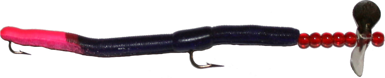 Worm Rival Spins, Rigged Worm - 1 Pack