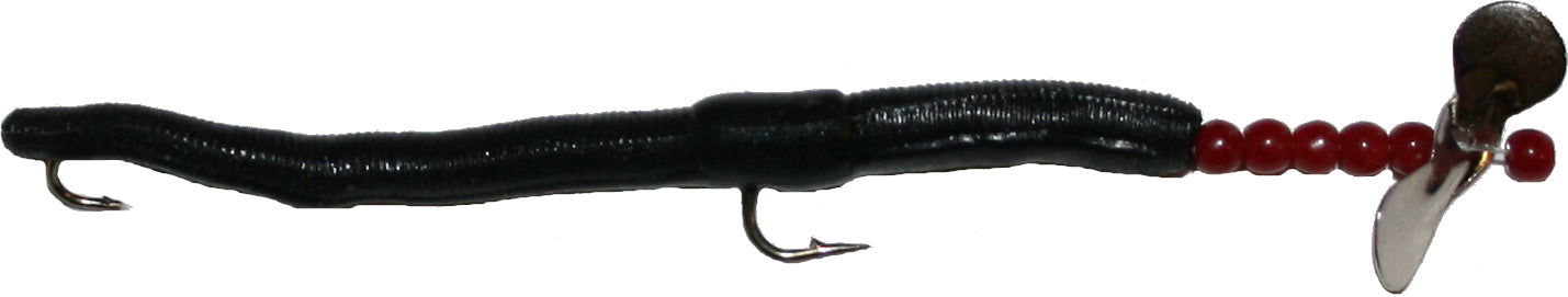 Worm Rival Spins, Rigged Worm - 1 Pack