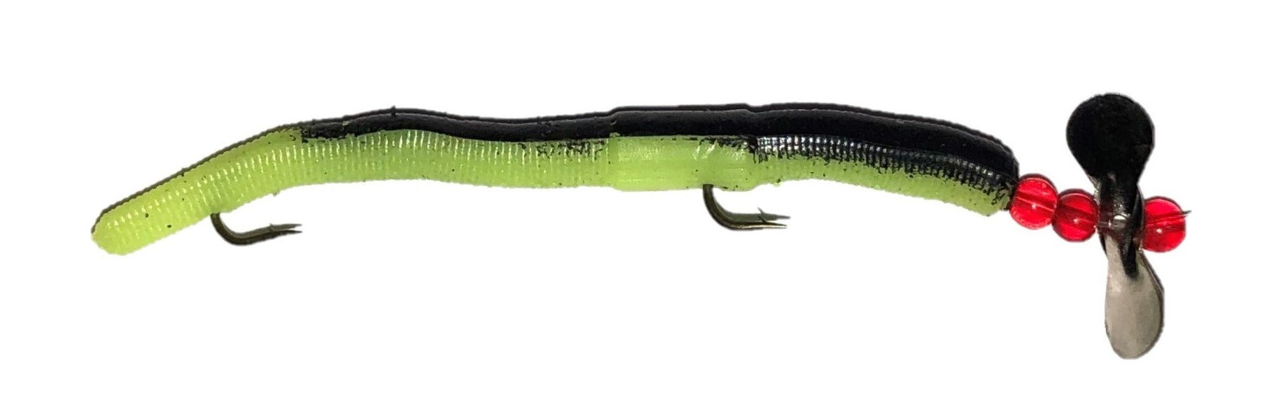 Worm Rival Spins, Rigged Worm - 1 Pack