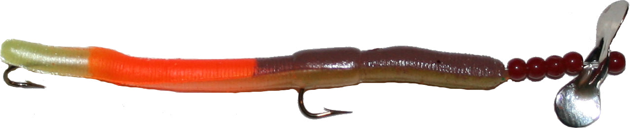 Worm Rival Spins, Rigged Worm - 1 Pack