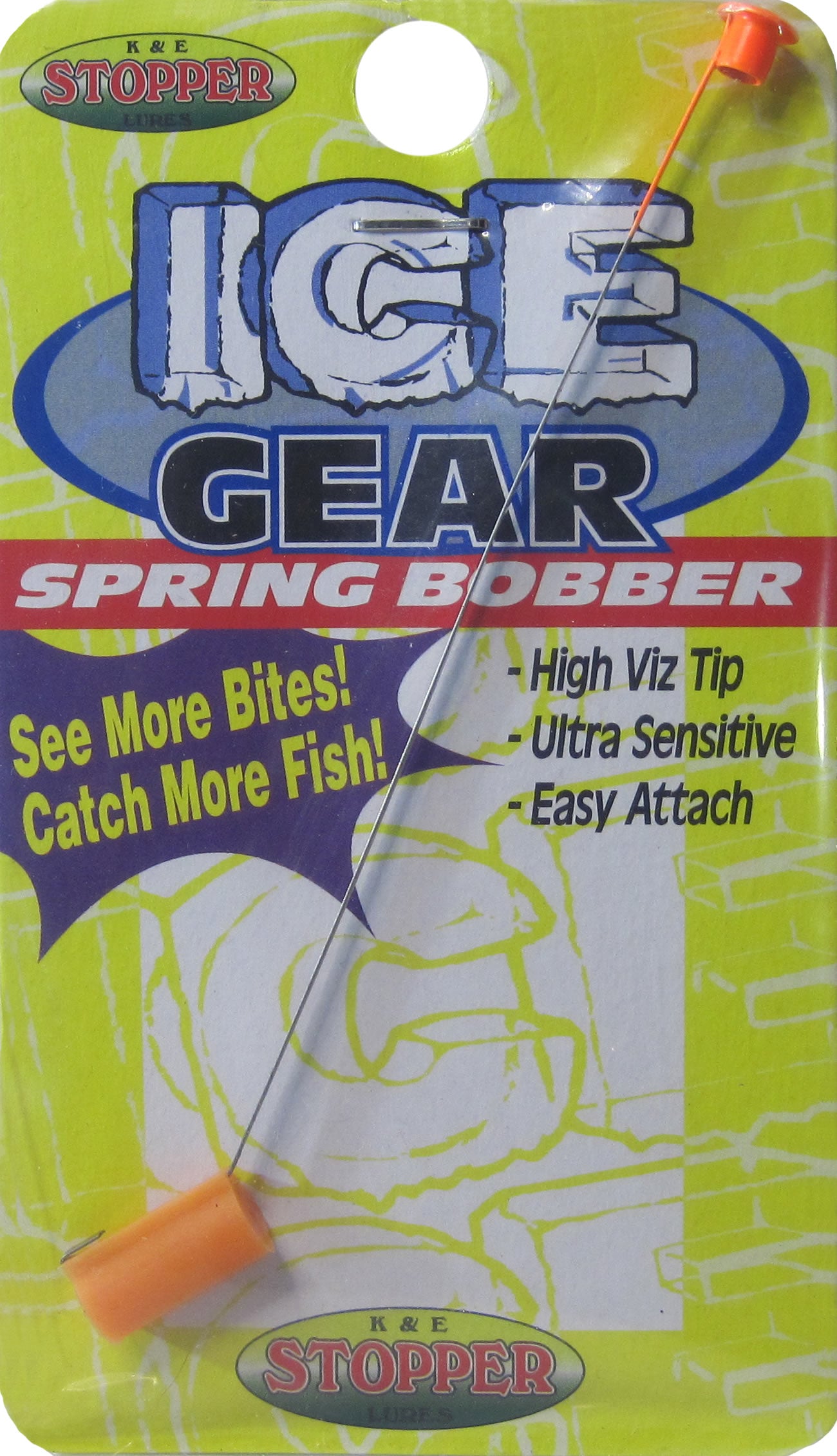 Stopper Ice Gear Spring Bobbers - Snap On
