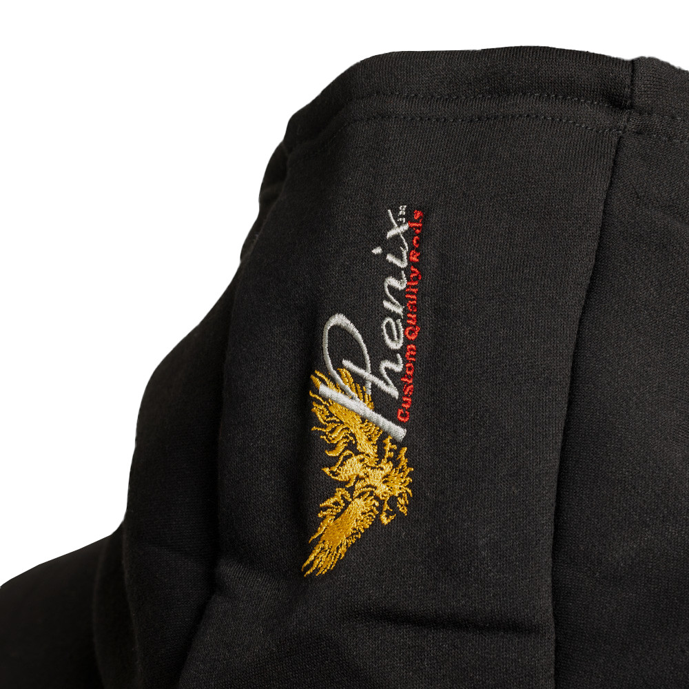 Phenix Embroidering Hoodie Black