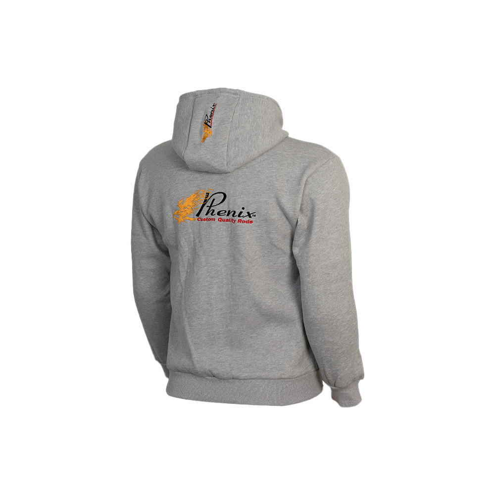 Phenix Embroidering Hoodie Gray