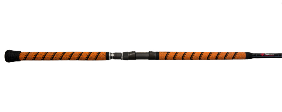 Abyss HD Casting Rods, Orange Handle