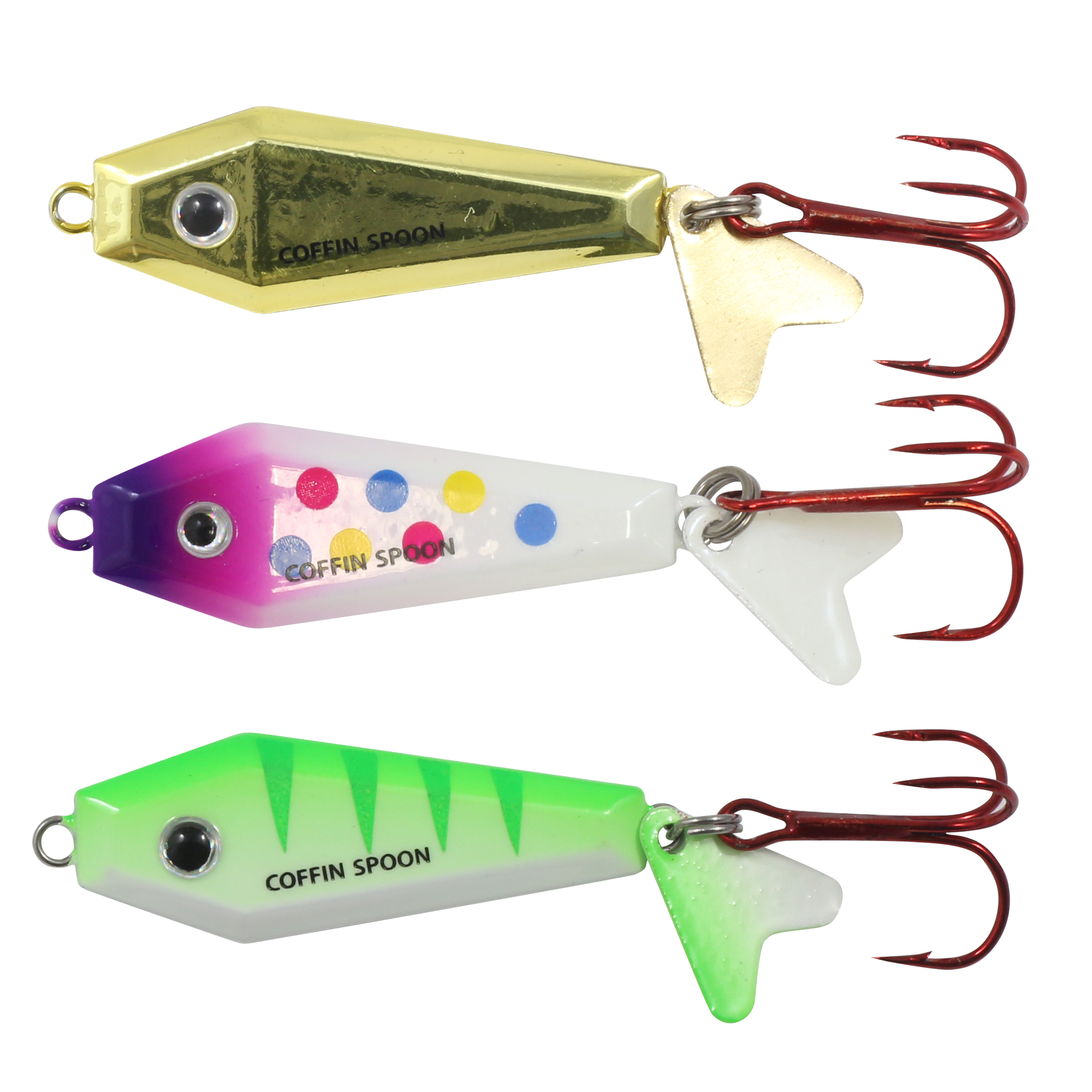 Buck-Shot Coffin Spoon 3 Pack