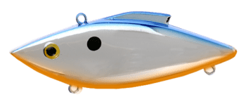 Tiny Trap | Chrome Blue with Orange Belly