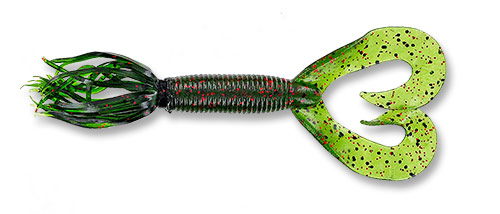 Yamamoto Double Tail Hula Grub | 208 - Watermelon Red