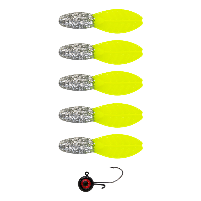 Snack Pack | 2" Brush Glider, Silver Shad