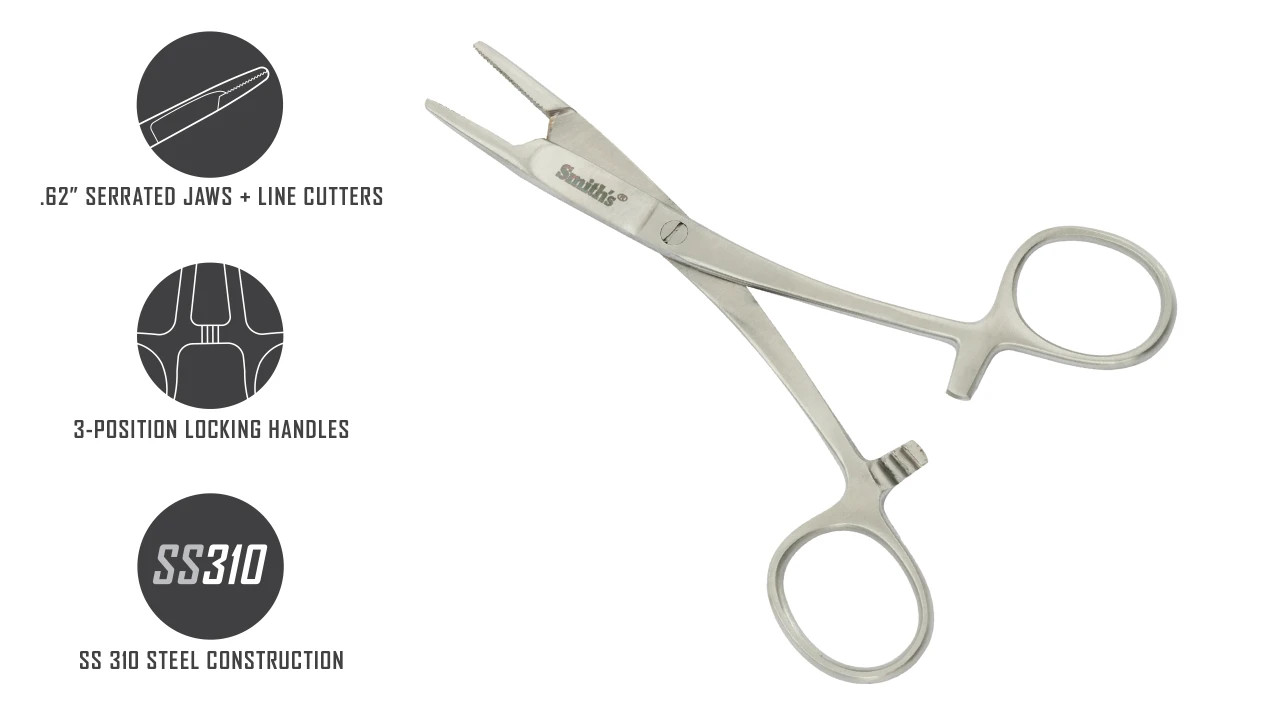 Smith's | 5.5 In Fly Fishing Forceps
