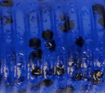 Blue W/ Large Black Flake