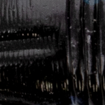 Black with Large Blue Flakes